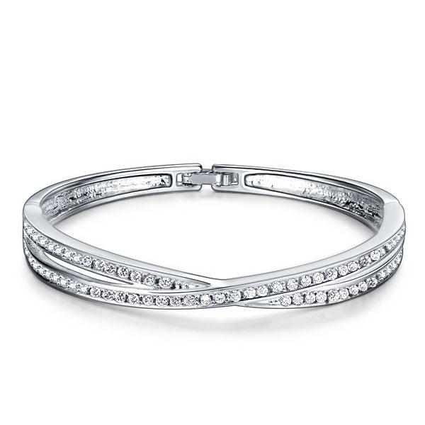 Fashion Twist Design Round Cut Bracelet For Women