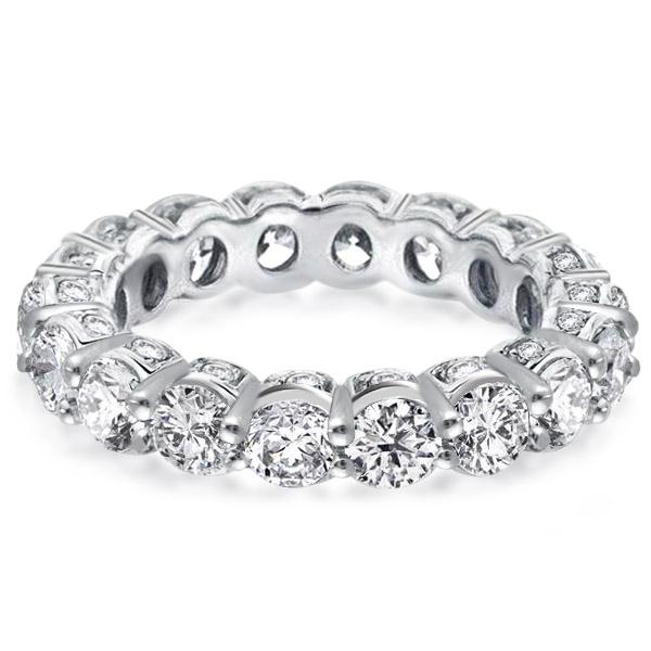 Classic Eternity Round Cut Wedding Band