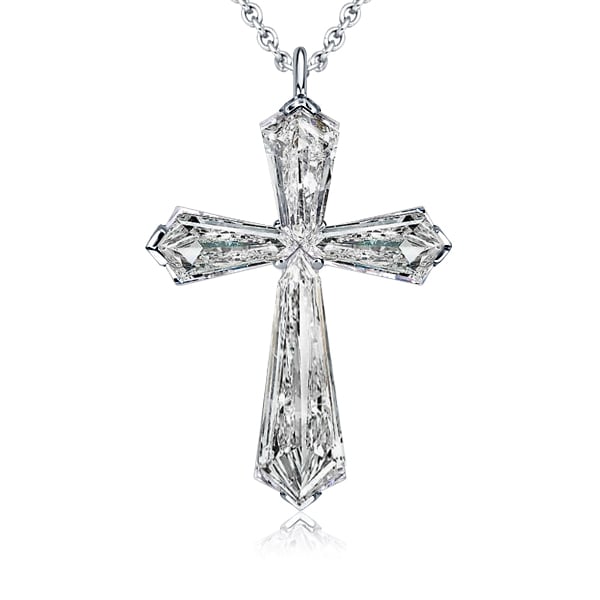 Italo Cross Necklace Pendant Necklace In Sterling Silver