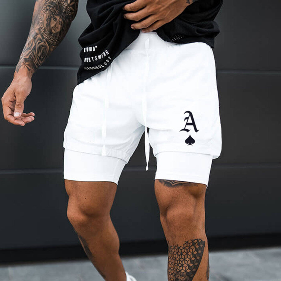 Men's Ace Of Spades Shorts Performance Shorts
