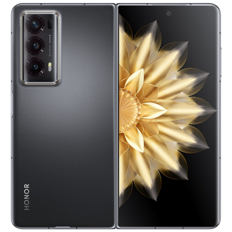 Honor Magic V2 5G, 16GB+256GB, 7.92 inch + 6.43 inch MagicOS 7.2 Snapdragon 8 Gen2 Octa Core up to 3.36GHz, Network: 5G, OTG, Not Support Google Play(Silk Black)