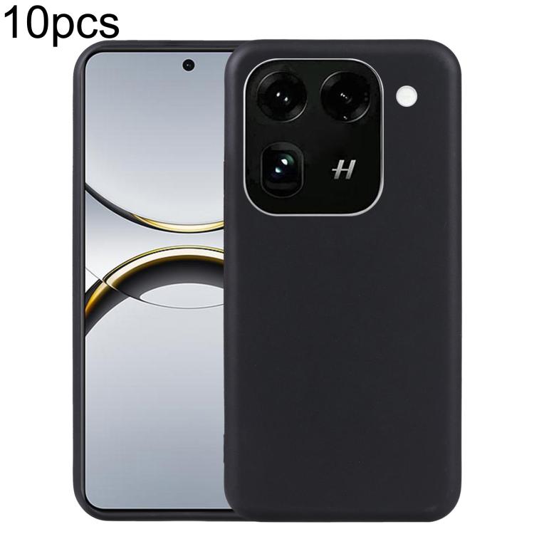 For OPPO Find X9 Pro 10pcs TPU Phone Case(Black)