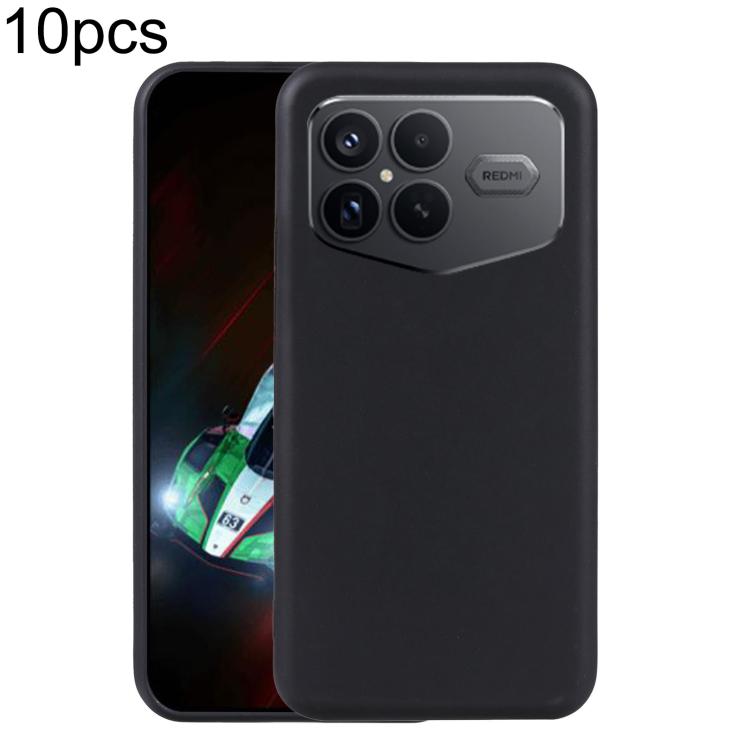 For Redmi K90 Pro Max Champion Edition 10pcs TPU Phone Case(Black)