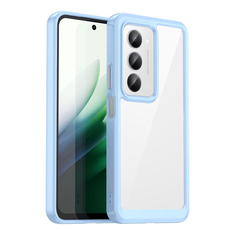 For Redmi 15 5G / 4G EU 171mm Colorful Series Acrylic Hybrid TPU Phone Case(Blue)