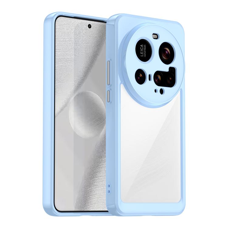 For Xiaomi 15 Ultra Colorful Series Acrylic Hybrid TPU Phone Case(Blue)