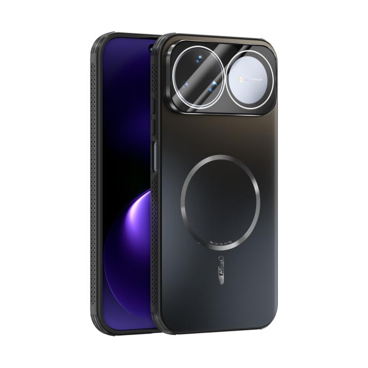 For Huawei nova 15 Ultra ABEEL Heat Dissipation Frosted MagSafe Phone Case with Lens Film(Black)