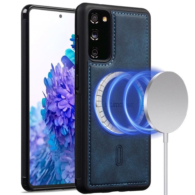 For Samsung Galaxy S20 FE 5G LC.IMEEKE L6 Series MagSafe Magnetic Phone Case(Blue)
