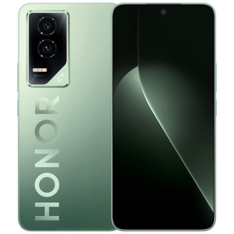 Honor GT, 16GB+512GB, In-screen Fingerprint, 6.7 inch MagicOS 9.0 Android 15.0 Snapdragon 8 Gen 3 Octa Core, Network: 5G, OTG, NFC (Green)