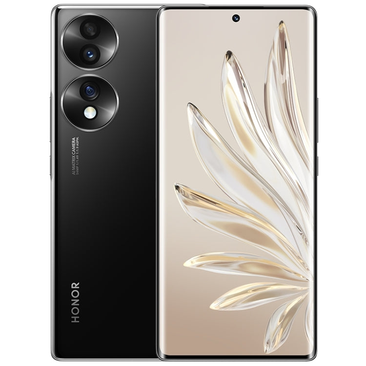 Honor 70 5G FNE-AN00, 54MP Cameras, 12GB+512GB, China Version, Triple Back Cameras, Screen Fingerprint Identification, 6.67 inch Magic UI 6.1 Qualcomm Snapdragon 778G Plus Octa Core up to 2.5GHz, Network: 5G, OTG, NFC, Not Support Google Play(Jet Black)