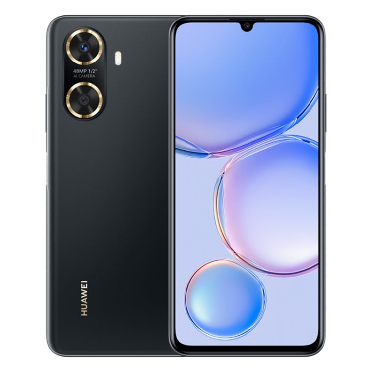 Huawei Enjoy 60 256GB MGA-AL40, 48MP Cameras, China Version, Dual Back Cameras, Face ID & Side Fingerprint Identification, 6000mAh Battery, 6.75 inch HarmonyOS 3.0 Octa Core, Network: 4G, OTG, Not Support Google Play(Black)
