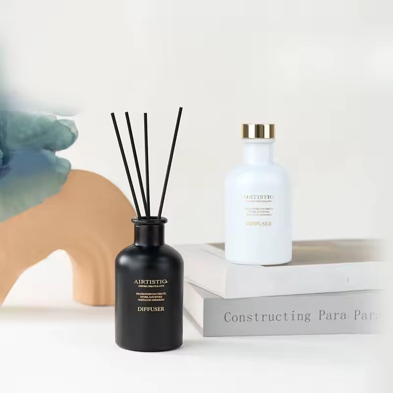 Large Luxury Glass Reed Diffuser Set | Premium Room Fragrance (250ml)