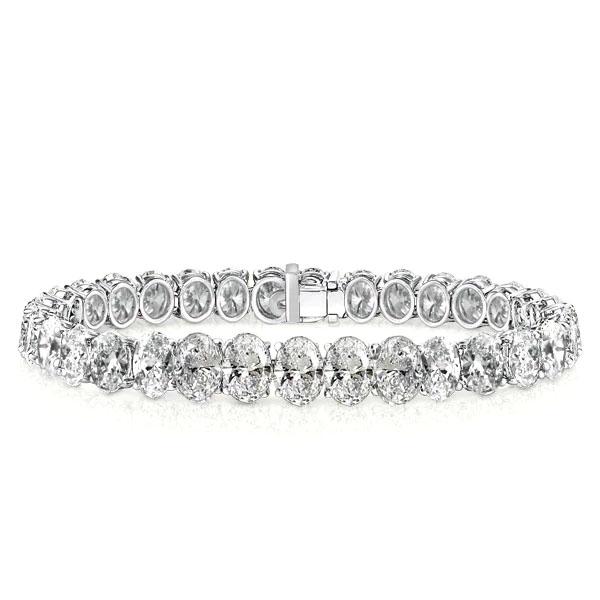 Classic Oval Cut Tennis Bracelet