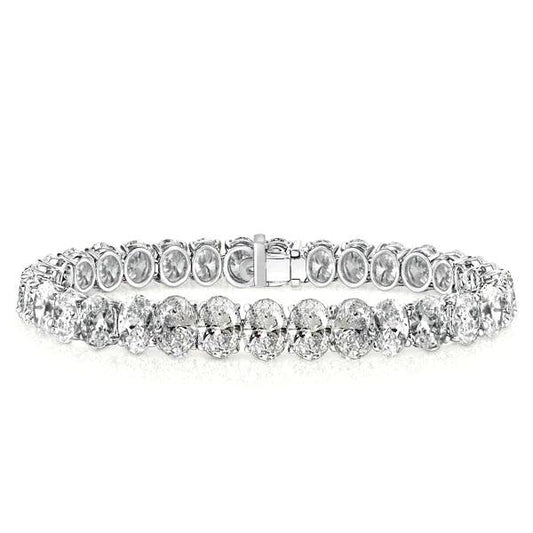 Classic Oval Cut Tennis Bracelet