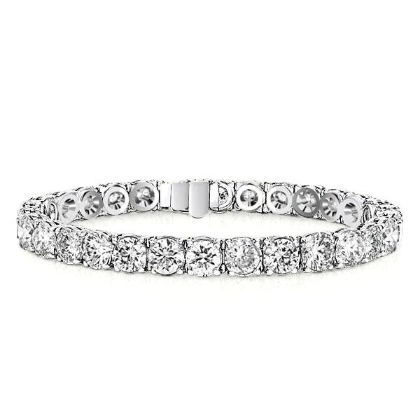 Round Cut Classic Tennis Bracelet