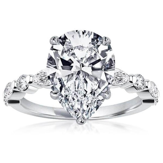 Classic Pear Cut Engagement Ring