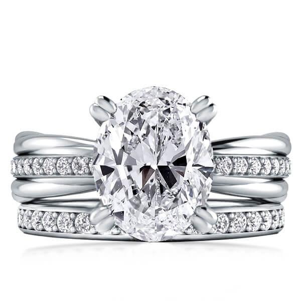 Twist Double Prong Bridal Set (4.41 CT. TW.)