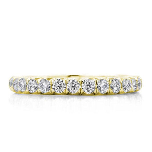 Golden Eternity Wedding Band For Women