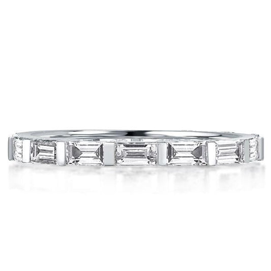 Baguette Bar Setting Eternity Wedding Band(2.65 CT. TW.)