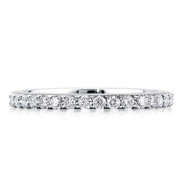 Classic Eternity Shared Prong Round Cut Wedding Band