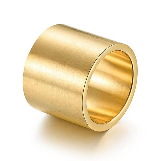 Italo Men's Titanium Band Simple Wide Glaze Titanium Men's Wedding Band