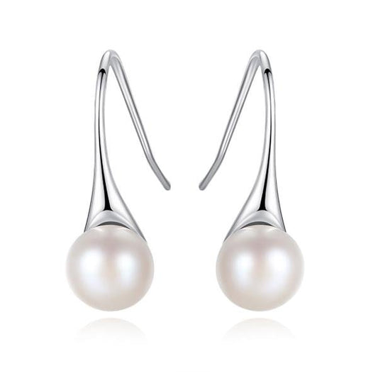 Italo Pearl Earrings Sterling Silver Drop Earrings For Women