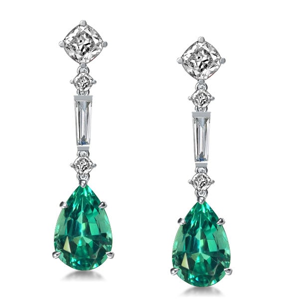 Italo Teardrop Earrings For Women Sterling SIlver Earrings