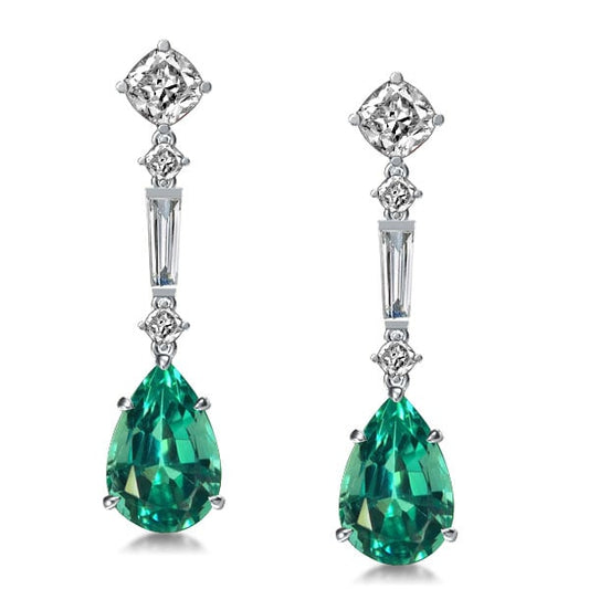 Italo Teardrop Earrings For Women Sterling SIlver Earrings