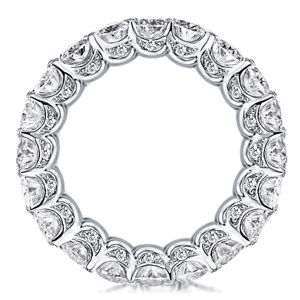 Classic Emerald Eternity Wedding Band