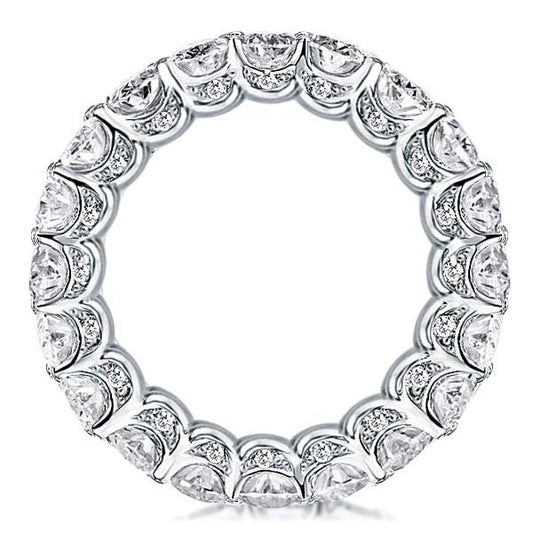 Classic Emerald Eternity Wedding Band