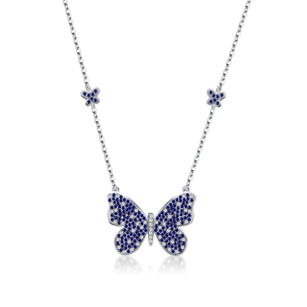 Butterfly Design Pendant Necklace