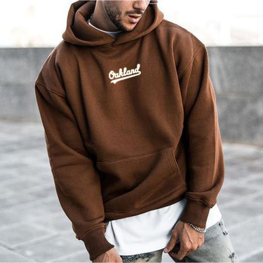 Oakland Print Hooded Sports Sweatshirt