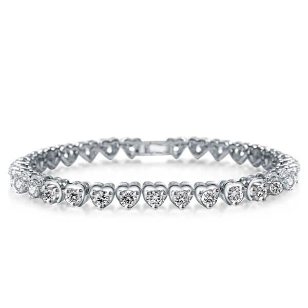 Tennis Sweet Heart Design Bracelet