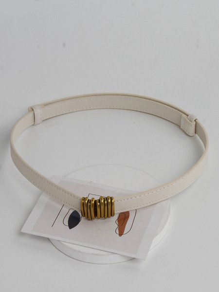 Adjustable Waist Belt For Sweater Dress And Down Jacket With Buckle Hooks, Small Decorative Belt