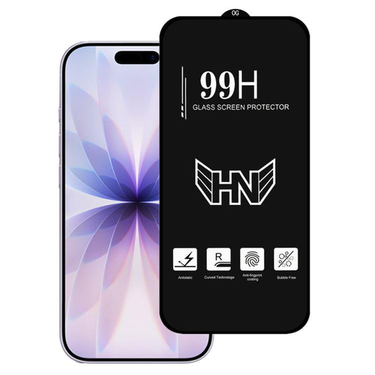 For iPhone 17 High Aluminum Large Arc Full Screen Tempered Glass Film