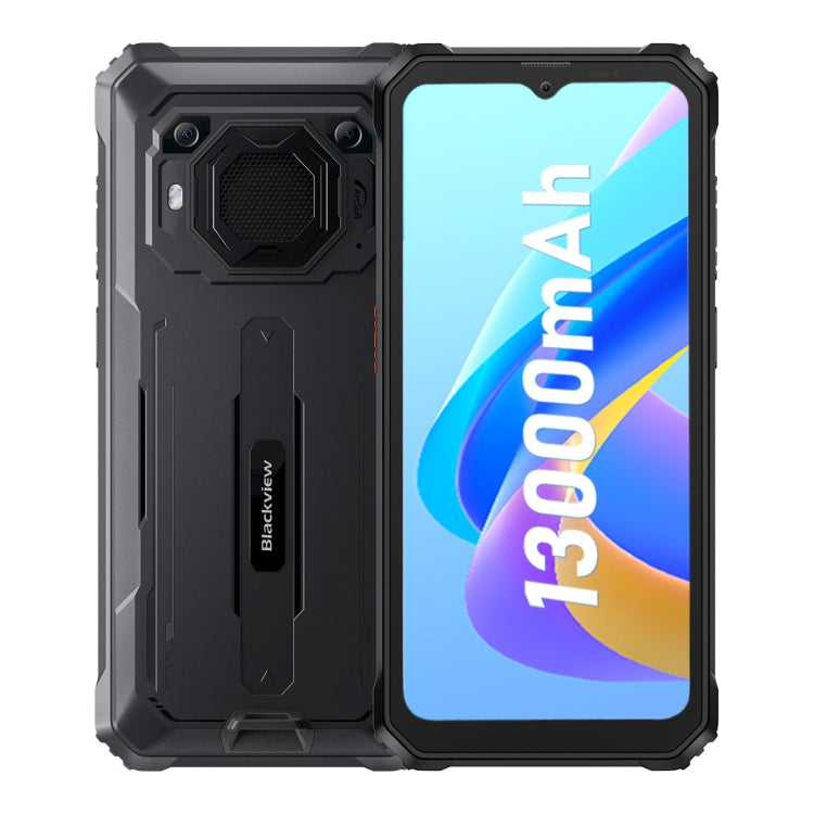 [HK Warehouse] Blackview BV6200 Pro, 6GB+128GB, IP68/IP69K/MIL-STD-810H, 6.56 inch Android 14 MediaTek Helio P35 Octa Core, Network: 4G, OTG, NFC(Black)