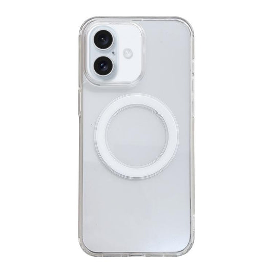For iPhone 17 Clear Acrylic TPU MagSafe Phone Case(Transparent)