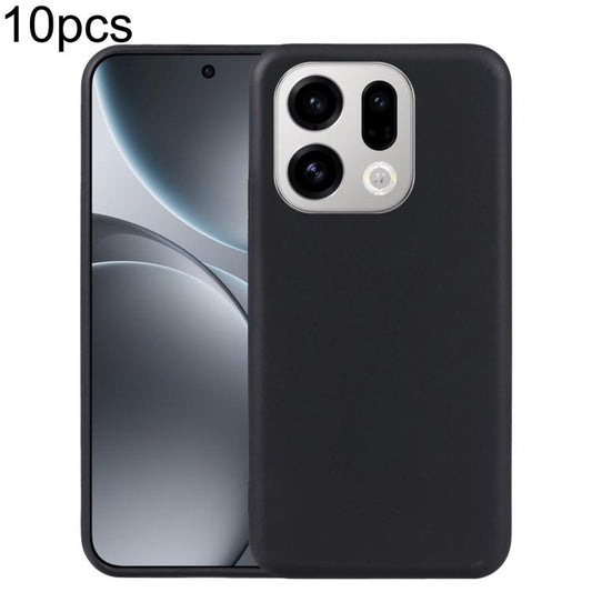 For OPPO Find X9 10pcs TPU Phone Case(Black)