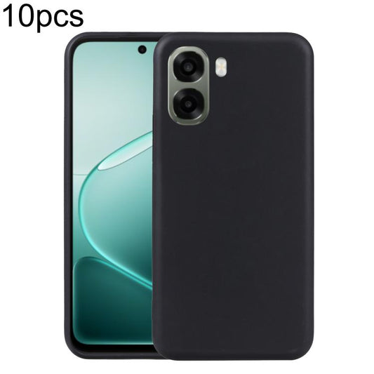 For OPPO A6c 4G 10pcs TPU Phone Case(Black)