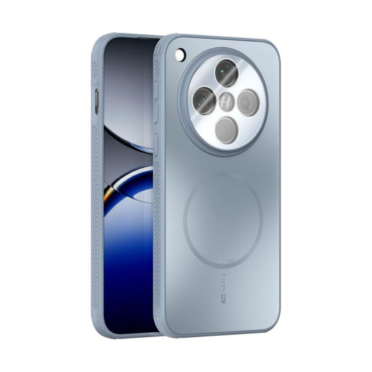 For OPPO Find X8 ABEEL Heat Dissipation Frosted MagSafe Phone Case with Lens Film(Light Blue)