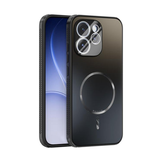 For OPPO Reno15 Pro Max 5G Global ABEEL Heat Dissipation Frosted MagSafe Phone Case with Lens Film(Black)