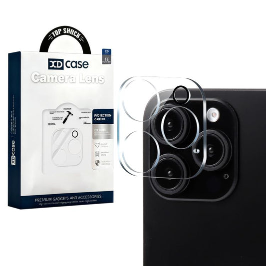 For iPhone 16 Pro / 16 Pro Max XDcase Transparent Integrated Tempered Glass Camera Film