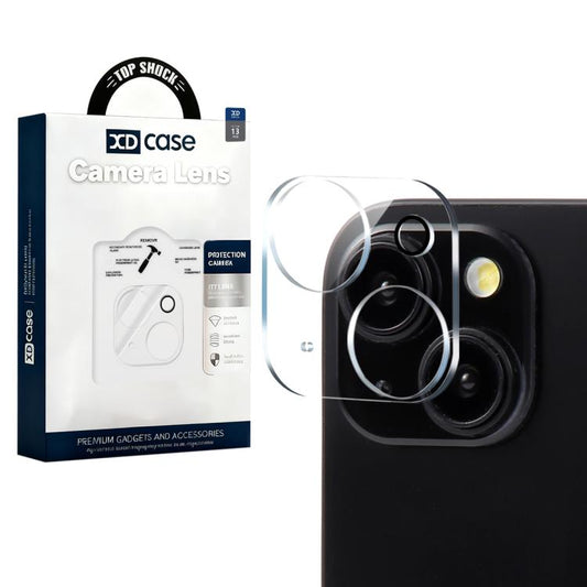 For iPhone 13 / 13 mini XDcase Transparent Integrated Tempered Glass Camera Film