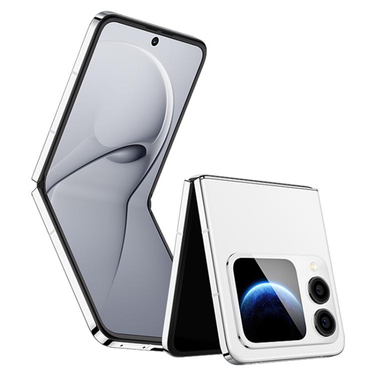 Huawei nova Flip S, 12GB+256GB, Side Fingerprint Identification, 6.94 inch + 2.14 inch HarmonyOS 5.1 Octa Core, NFC, OTG, Not Support Google Play (White)