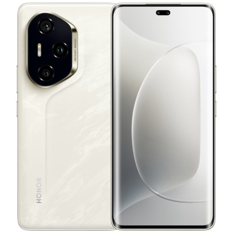 Honor 300 Pro, 16GB+512GB, Screen Fingerprint, 6.78 inch MagicOS 9.0 / Android 15 Snapdragon 8 Gen 3 Octa Core, Network: 5G, NFC, OTG, Support Google Play (White)