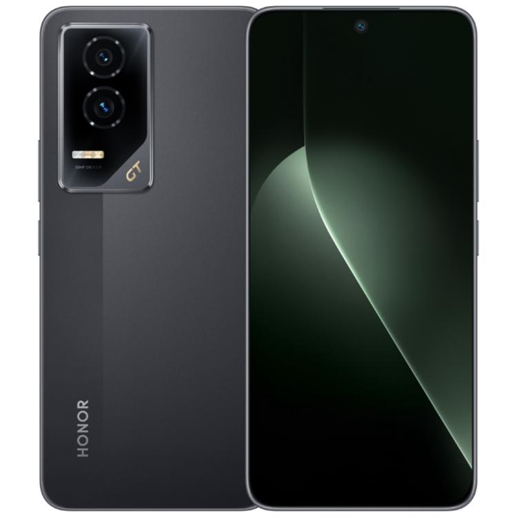 Honor GT, 16GB+256GB, In-screen Fingerprint, 6.7 inch MagicOS 9.0 Android 15.0 Snapdragon 8 Gen 3 Octa Core, Network: 5G, OTG, NFC (Black)