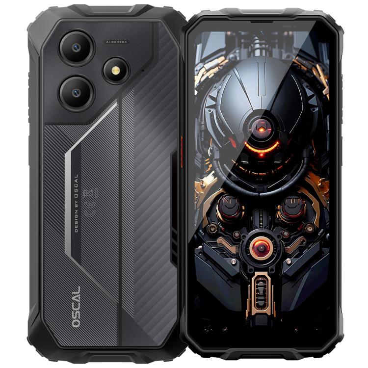 [HK Warehouse] Blackview Oscal Marine 2, 8GB+128GB, 6.56 inch Android 15 Unisoc UMS9230E T615 Octa Core, Network: 4G, OTG, NFC (Black)