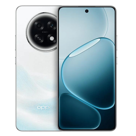 OPPO A6 GT, 12GB+256GB, Screen Fingerprint, 6.8 inch ColorOS 15.0 Android 15 Qualcomm Snapdragon 7 Gen 3 Octa Core, NFC,Network: 5G (White)