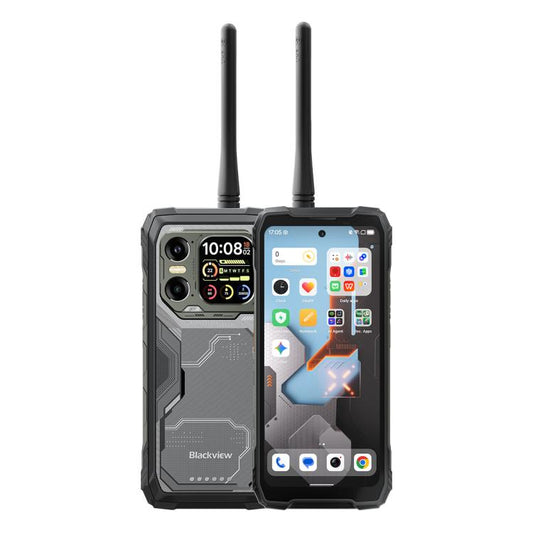 [HK Warehouse] Blackview XPLORE 1 Walkie Talkie Rugged Phone, 12GB+256GB, 6.78 inch Android 15 Dimensity 7050 MT8791V/HZA Octa Core, Network: 5G, OTG, NFC (Black)