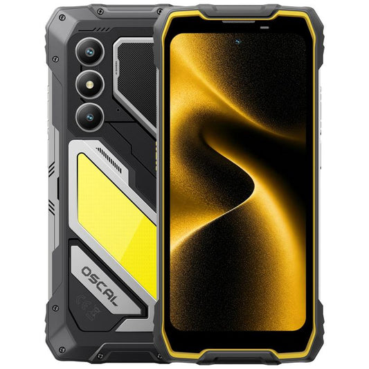 [HK Warehouse] Blackview Oscal Pilot 5 5G Rugged Phone, 8GB+256GB, 6.67 inch Android 16 UMS9620 T8100 Octa Core, Network: 5G, OTG, NFC (Yellow)