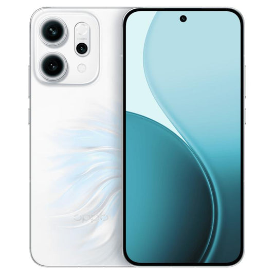 OPPO Reno14 AI Phone, 16GB+1TB, Screen Fingerprint, 6.59 inch ColorOS 15.0 Dimensity 8350 Octa Core, NFC, OTG, Network: 5G (White)
